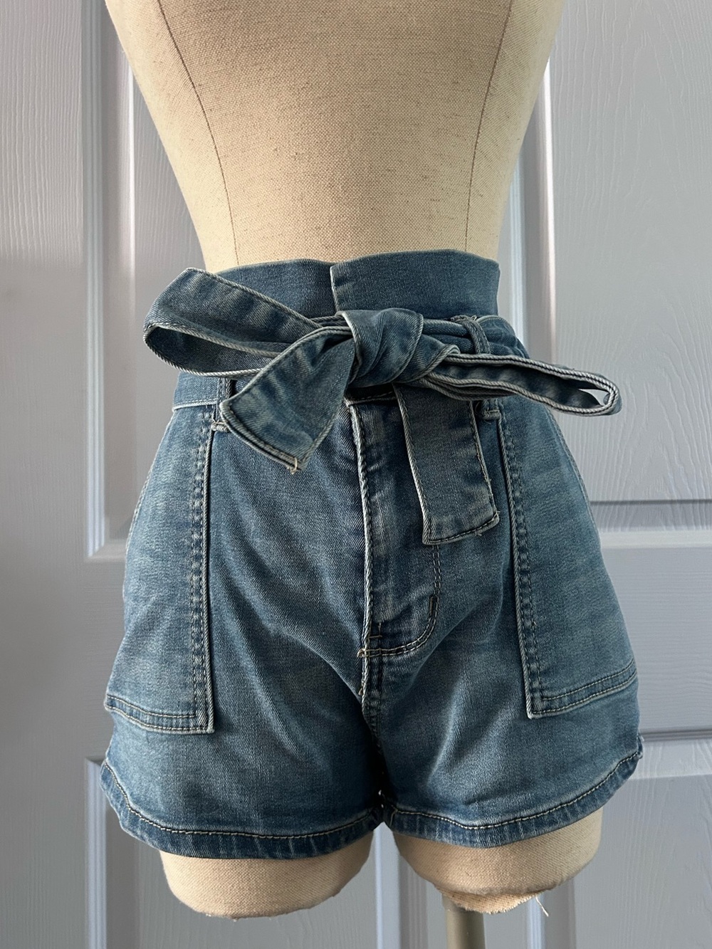 Refuge Paperbag Style Shorts